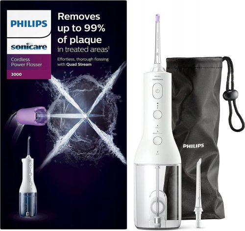  BEWÄSSERUNG PHILIPS SONICARE POWER FLOSSER 3000 HX3826/31 WEISS KABELLOS
