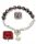  Armband - Rosenkranz des Heiligen Rita aus venezianischem Glas