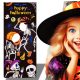 FOTOWAND FOTOHINTERGRUND Halloween GADGET SKELETON CURTAIN BANNER ==