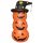  Halloween folgt einem aufgeblasenen, winddichten Kürbis