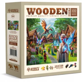  Holzpuzzle 1000 Teile - Fancy Village - Wooden.City