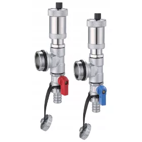    X-HOME SET ENTLÜFTUNGS- UND ABFLUSSSET FÜR VERTEILER 1" BLAU ROT