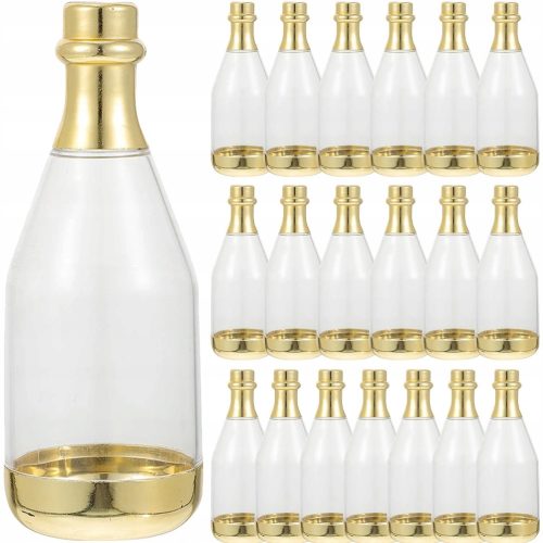  Mini-Champagnerbox Metallflasche 20 Stk