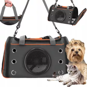    ERWEITERBARE TRANSPORTER-TRANSPORTTASCHE FÜR KATZE, HUND, TIER, FÜR FLUGZEUG