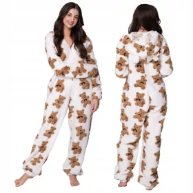    ONESIE PYJAMA KIGURUMI DISKUSSION KOSTÜMJACKE BÄREN OUTFIT