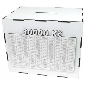  Gezogenes Sparschwein 30.000 CZK, Ersparnis, als Geschenk
