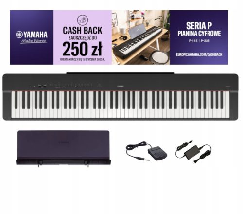  Yamaha P-225 BK – Digitalklavier