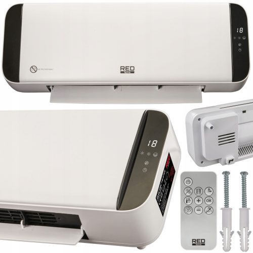  Luftschleier, KERAMIK-Heizung, 2000 W, Fernbedienung, Heizlüfter, LCD