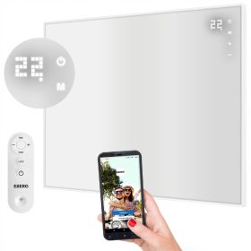  Infrarotheizung EBERG ROT 960W WiFi energiesparende LED