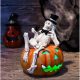  Halloween-Kürbis-Schädel-Lampen-Dekoration aus Kunstharz