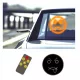  Lustiges Emoticon für das Fenster. Emoticon Lächeln, Zunge, wütend, LED-Auge + Fernbedienung