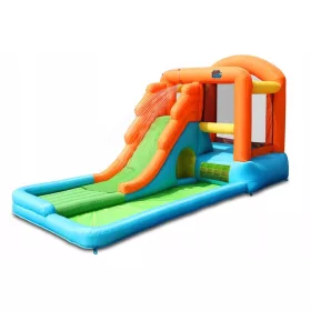 Hüpfburg für Kinderspielplatz mit Rutsche