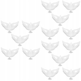  Kinderdekoration Friedenstauben Luftballons 15 Stk