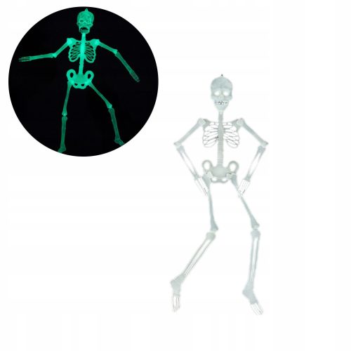  Skelett leuchtende Halloween-Hängedekoration