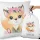  KISSENTASCHE FÜR SCHULE, KINDERGARTEN, TIERE, KATZE, EINHORN, NAME, GESCHENK