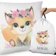  KISSENTASCHE FÜR SCHULE, KINDERGARTEN, TIERE, KATZE, EINHORN, NAME, GESCHENK