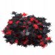  Konfetti für Halloween-Party, 60 g, schwarze Spinne, rote Spinne, Dekorationen