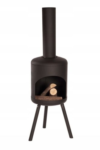  Gartenkamin Modena 30 cm schwarz