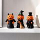  Halloween-Dekoration: gruselige Kürbis-Dekoration aus Kunstharz