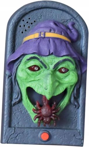  Gruselige Halloween-Dekoration, gruselige Türklingel, Halloween-Türklingel mit Sound