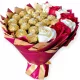  Süßer Ferrero-Blumenstrauß aus Seifenrosen zum Geburtstag, Namenstag, Ruhestand, Jahrestag