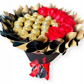    Ferrero Blumenstrauß Geschenk Geburtstag Jahrestag 20 30 35