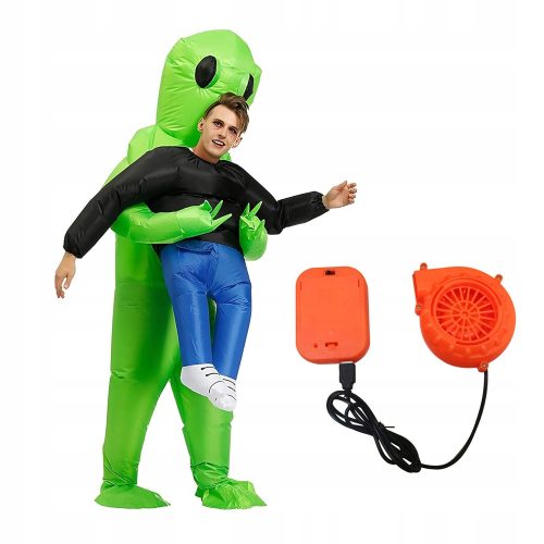  AUFBLASBARES ALIEN-KOSTÜM FÜR ERWACHSENE FÜR DIE HALLOWEEN-PARTY