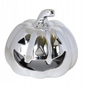  Kürbislaterne aus Ewax-Keramik, 16 cm