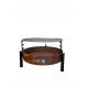  Gartenfeuerstelle XXL + verstellbarer Rost S150R+M