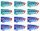 Mentos Clean Breath Pastillen Mix: Intense Mint & Peppermint (12x21g)