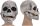  LATEX-SKELETTMASKE FÜR ERWACHSENE HALLOWEEN MIT BEWEGLICHEN KIEFER GRAU