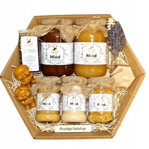  GESCHENKSET KORB GESCHENK FÜR OMA GROSSVATER TEE MULTIBLUMENHONIG