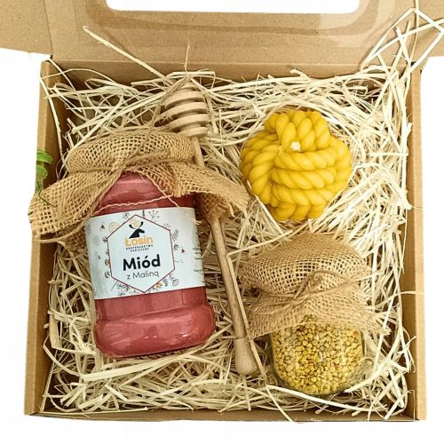  GESCHENKSET DANKESKORB, NATÜRLICH, SCHLAUCHKERZE, KOLLEKTION