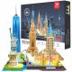  3D-PUZZLE STADT YORK PANORAMA NEW YORK LED-LICHT 101 ELEMENTE