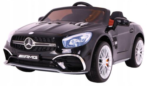  Batteriebetriebenes Auto Mercedes AMG SL65 Schwarz Fernbedienung Kofferraum MP3 LED