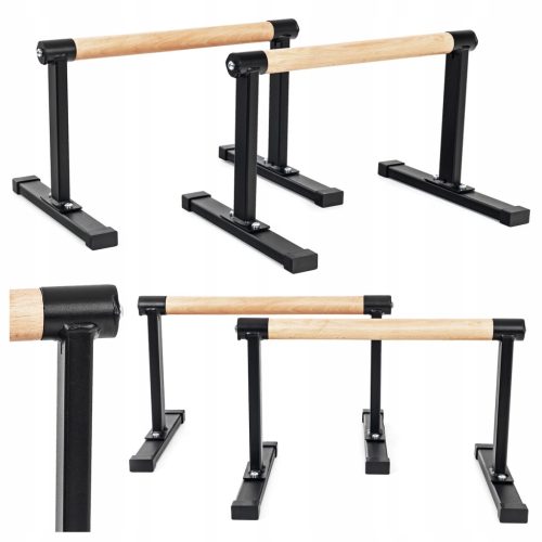 Liegestützgriffe für Parallettes, Dip-Stützen aus Holz für Übungen, Handläufe