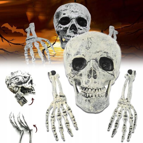  REALISTISCHE UND GRUSELIGE SKELETTDEKO FÜR HALLOWEEN, GARTEN