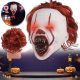  Gruselige Clownsmasken, gruselige Halloween-Maske, Cosplay-Dekoration
