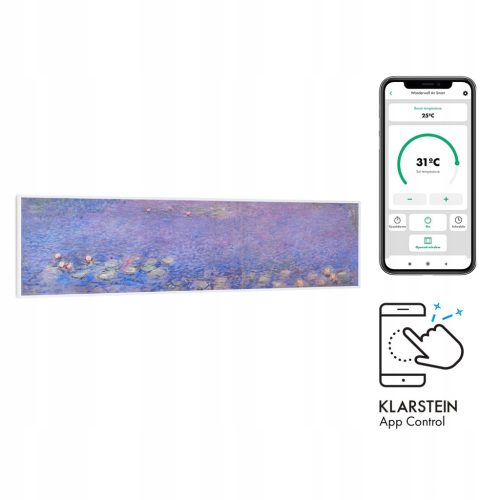  KLARSTEIN INFRAROT-HEIZPLATTEN-STRAHLUNGSHEIZGERÄT 350W SMART