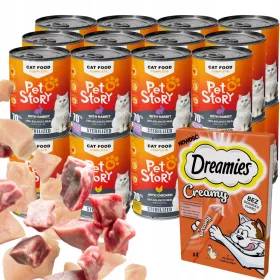  PETSTORY Nassfutter für sterilisierte Katzen Huhn 400g