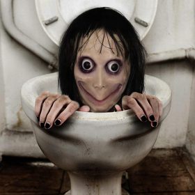  Halloween Cosplay Presentas Geisterperückenmaske