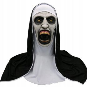  Halloween Cosplay Nonne Schwester Presenta Maske