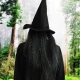  Halloween schwarze Hexe Latexmaske Kostüm für Kinder