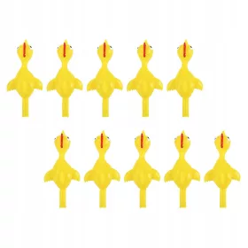    13 Stück Hühnerspielzeug, Schleuder, TPR-Streich-Requisiten