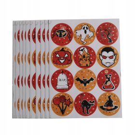  Halloween-Aufkleber, Siegel, Schaufensterdekoration