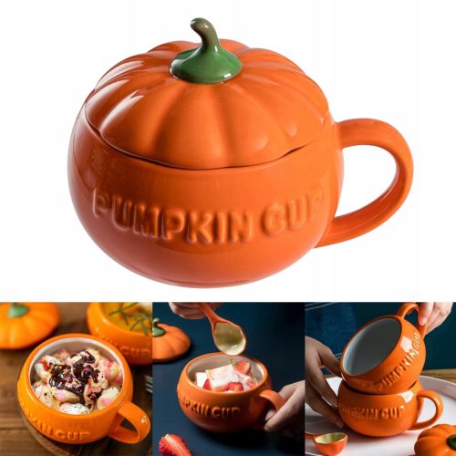  Niedliche Kürbis-Keramik-Kaffeetasse, Milchbecher