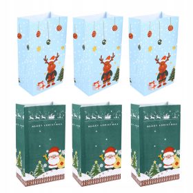  20 Stück Beutel Weihnachtslebensmittelbeutel