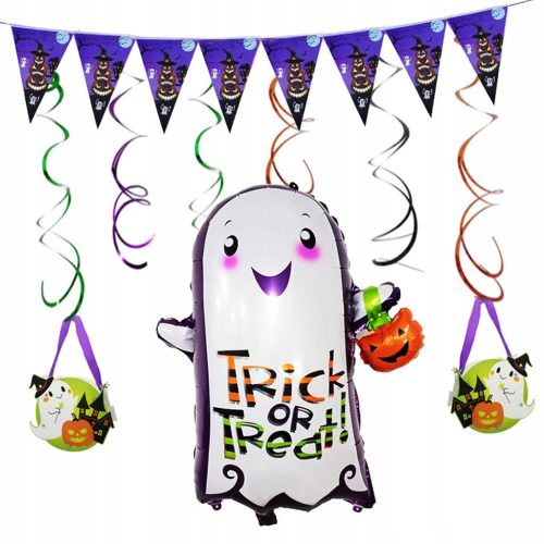  Halloween-Ballon. Halloween-Wimpelbanner