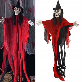  HÄNGEDEKORATION MIT GEISTERN 198CM HALLOWEEN