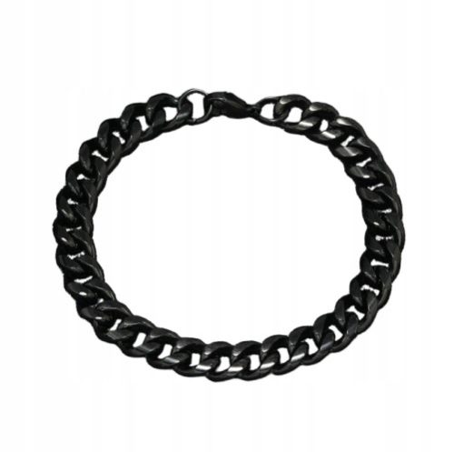  Dickes Herrenarmband Mega Armor 316l schwarz 9mm